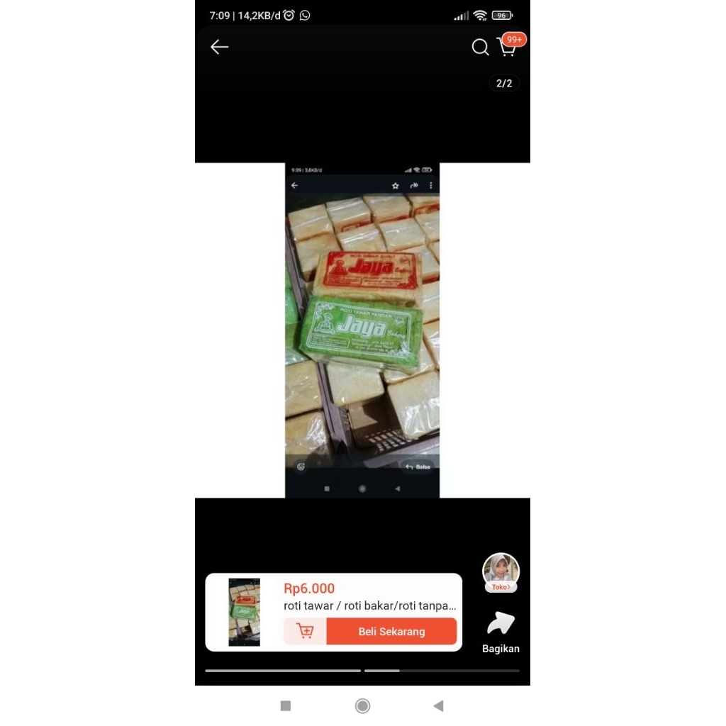 

roti tawar/paket hemat 4pcs roti tawar / roti tawar tanpa bahan pengawet/