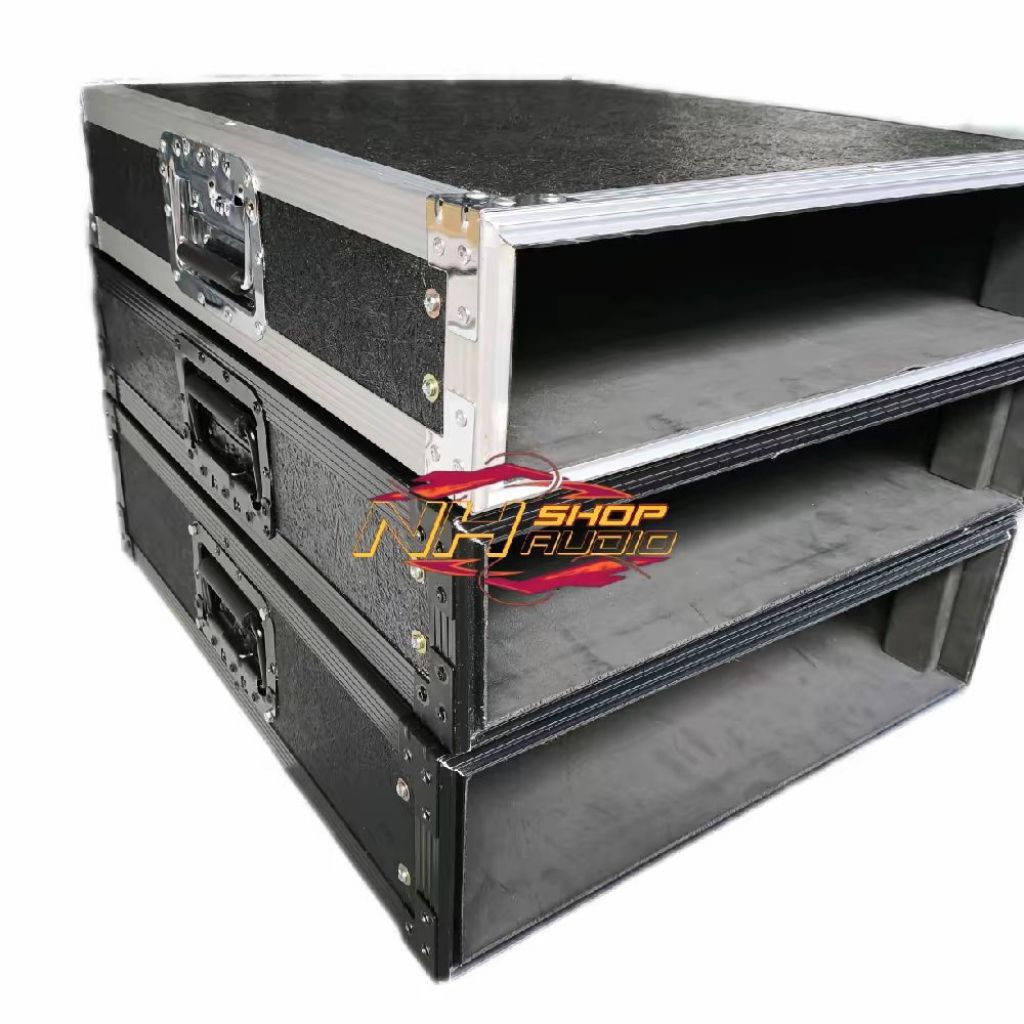 Hardcase Power 2U SILVER 1 PCS Met Resin warna Silver Harkis Power Amplifier 2U silver Tanpa Tutup H