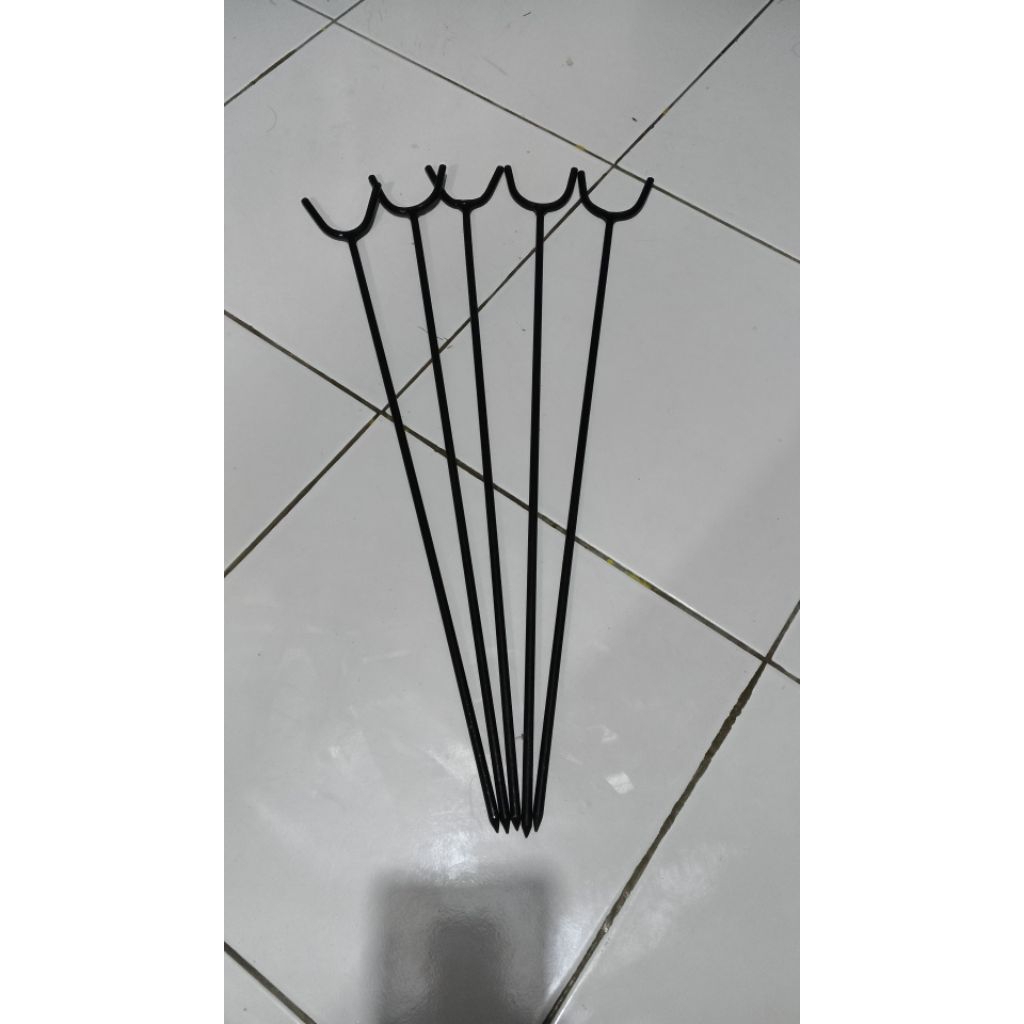 cagak dudukan joran tegek mancing besi