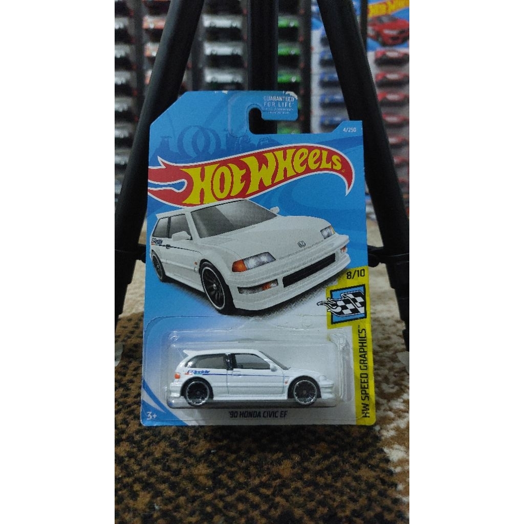 Hot Wheels Honda Civic EF white GReddy