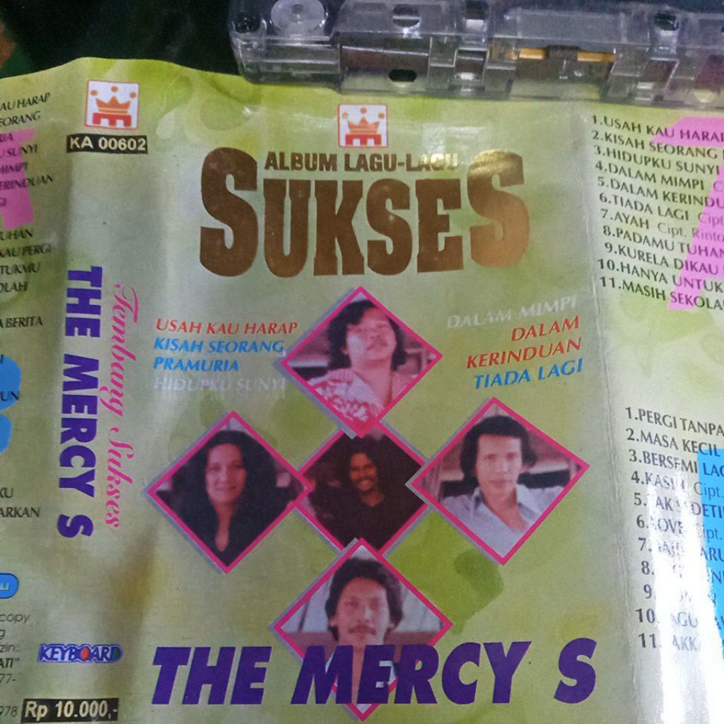kaset pita THE MERCYS F37