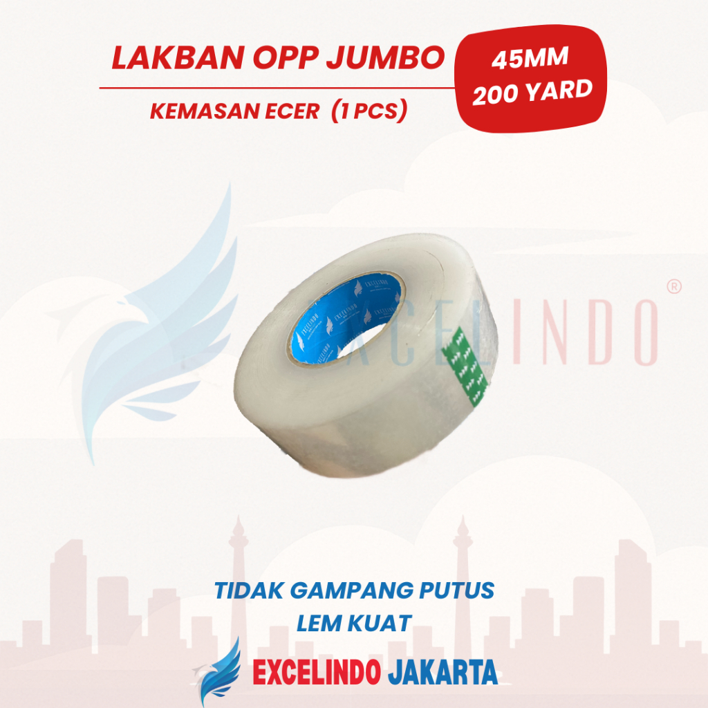 

NAWA Lakban Jumbo 45mm x 200 yard REAL PREMIUM QUALITY