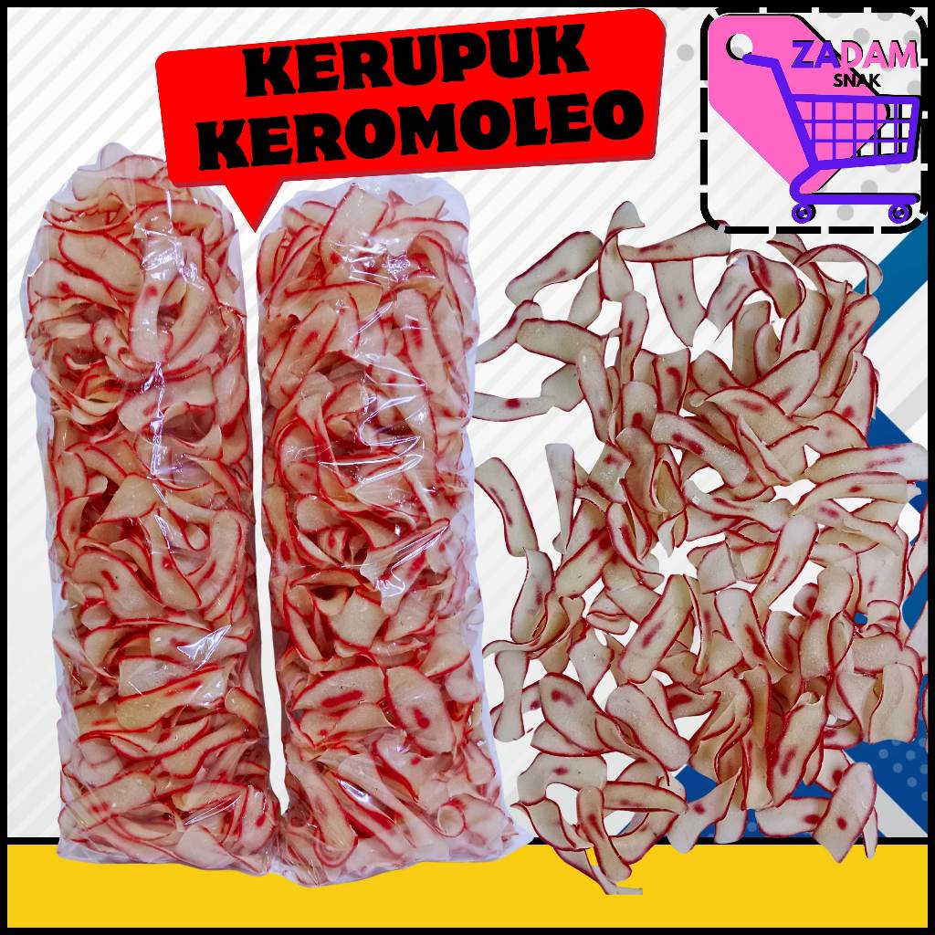 

kerupuk kromoleo kemasan 1kg /kerupuk singkong / kerupuk/ snak/ cemilan/ enak/ murah