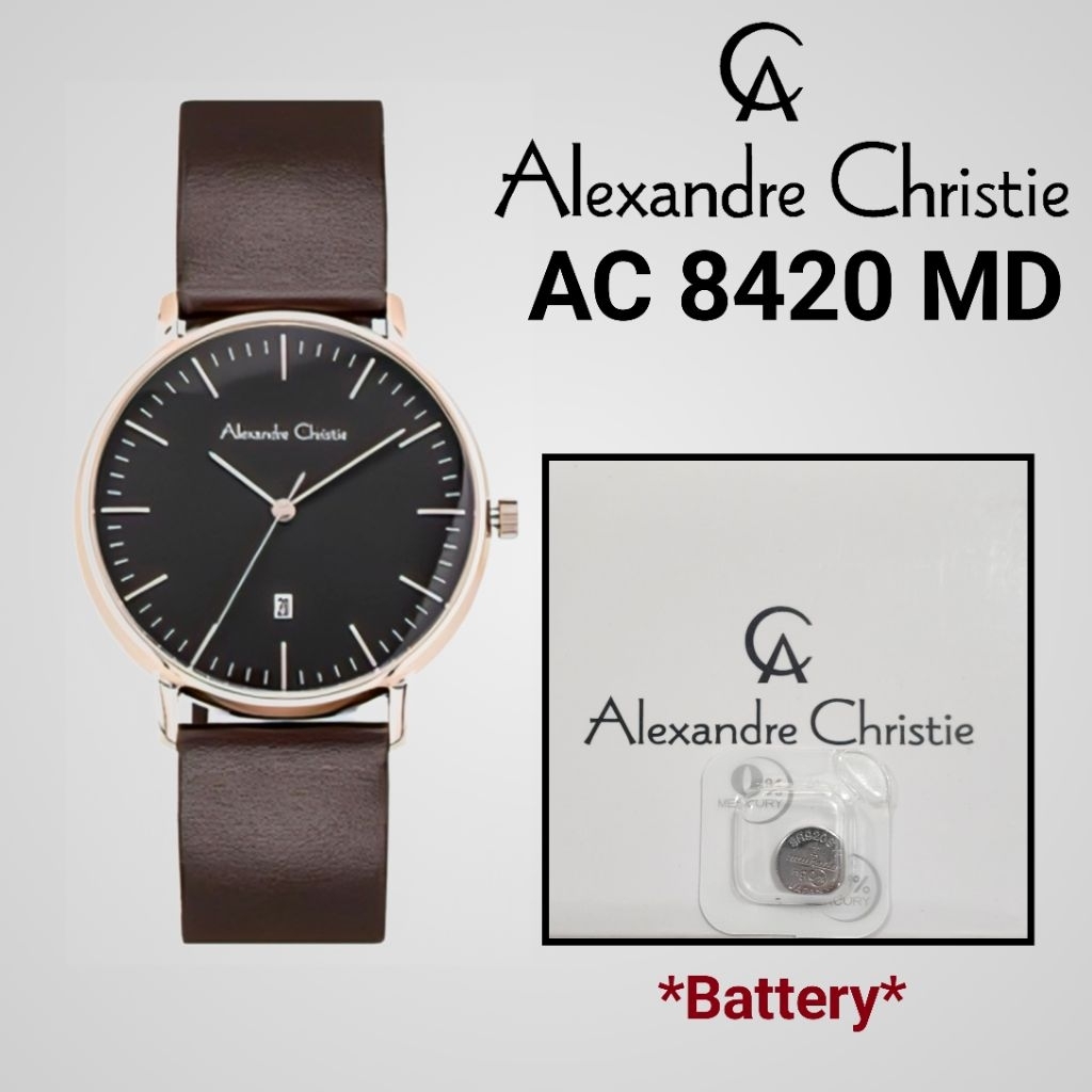 Baterai Jam Tangan Alexandre Christie AC 8420 MD