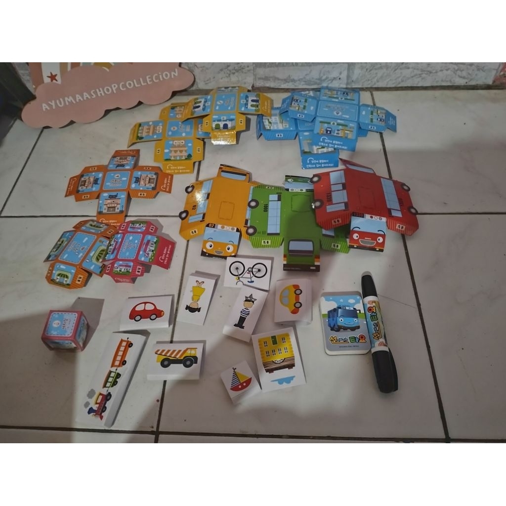 mainan toys paper Tayo ori iconix