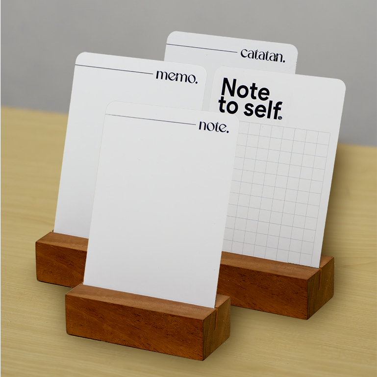 

TulisAku - Note Pad Mini Estetik 220gsm Handmade | Note to Self, Catatan, Memo, dan Note