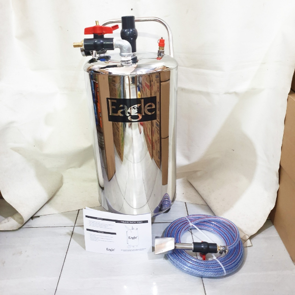 TABUNG SALJU SNOW WASH 20 LITER CUCI MOTOR DAN MOBIL STAINLESS