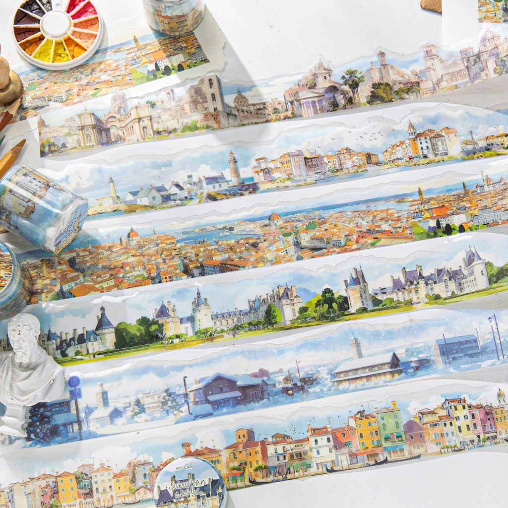 

(5M28) Washi Tape 45mmx2m Seri Pemandangan Yang Indah Sticker Aesthetic Dekorasi Journal Vintage Retro Scrapbook Jurnal Stiker Selotip