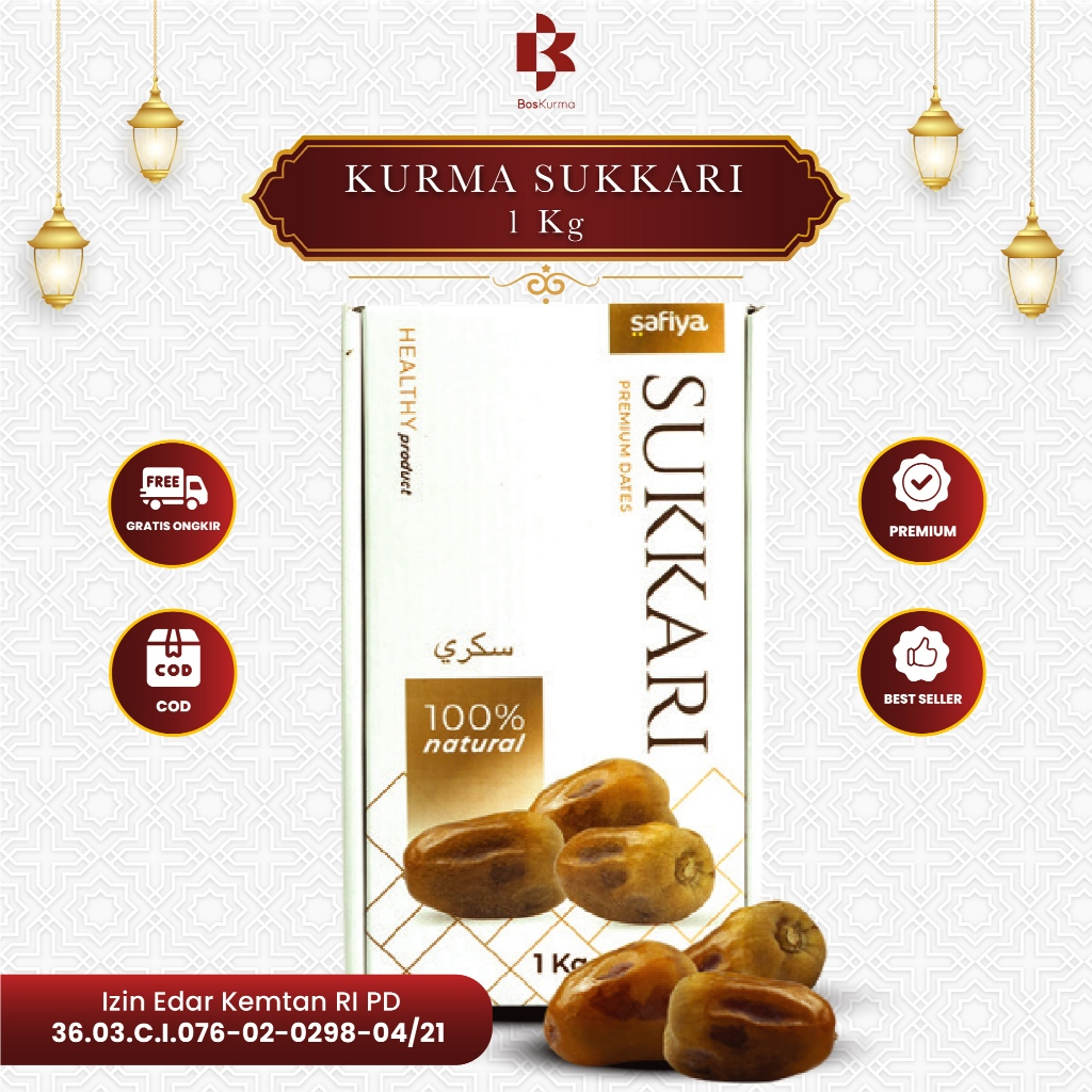 

Kurma Sukari 1 Kg Grade A Premium Oleh Oleh Haji dan Umroh