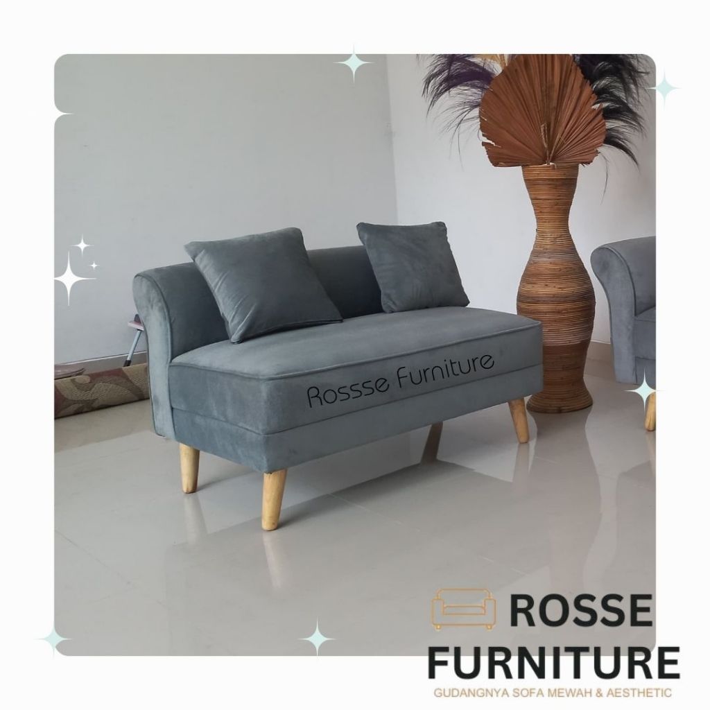 Bench Elina | Bench Minimalis | Sofa Bench | Bench Sandaran | Bench Retro