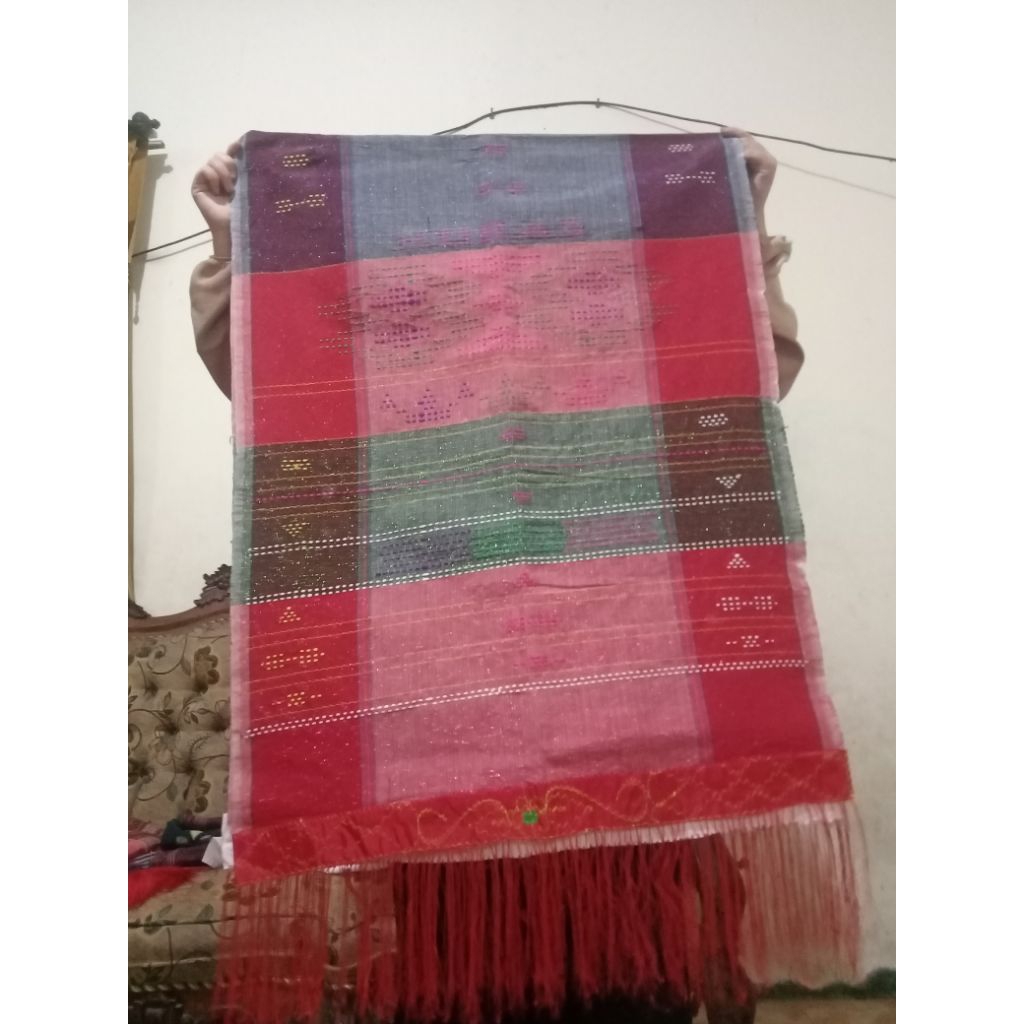Ulos Sadum Dimensi Jumbo/ Ulos Batak Toba/ Ulos motif Tikar
