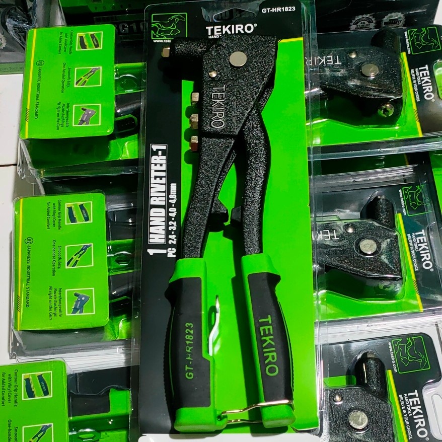 Promo Tekiro Tang Rivet Hand Riveter -1 Rifet Dengan Bonus Paku Tembak Set Termurah Berkualitas