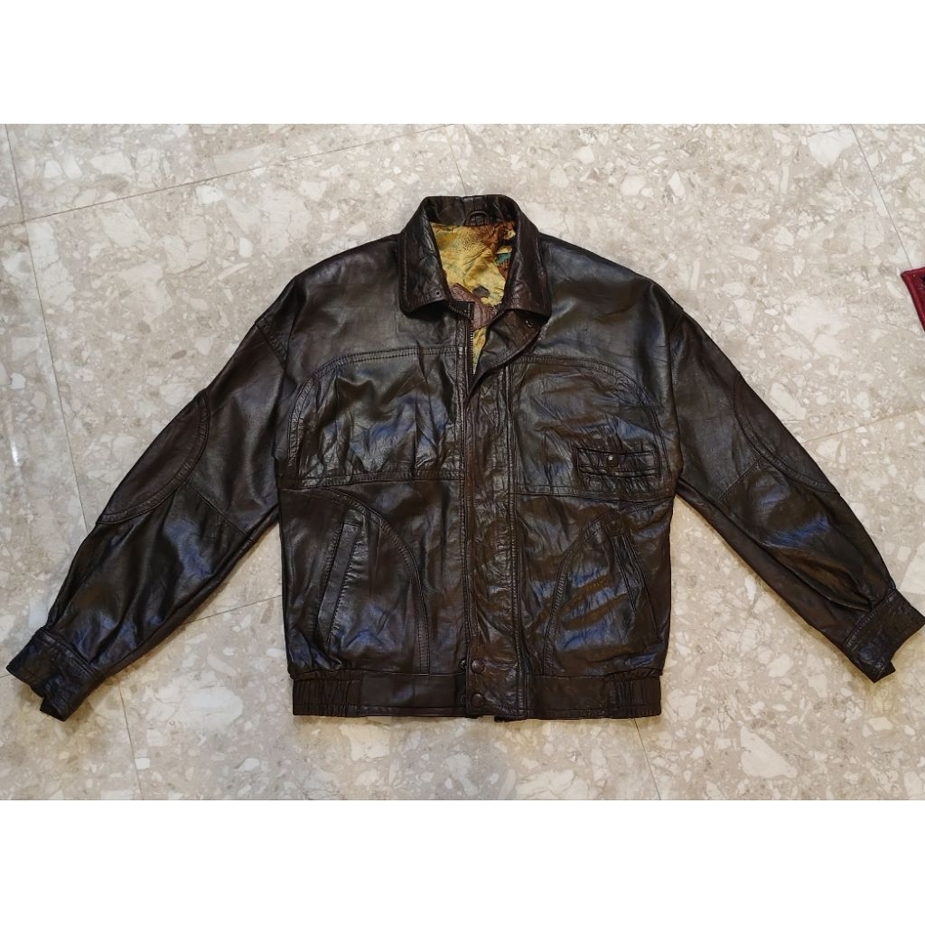 jaket kulit vintage