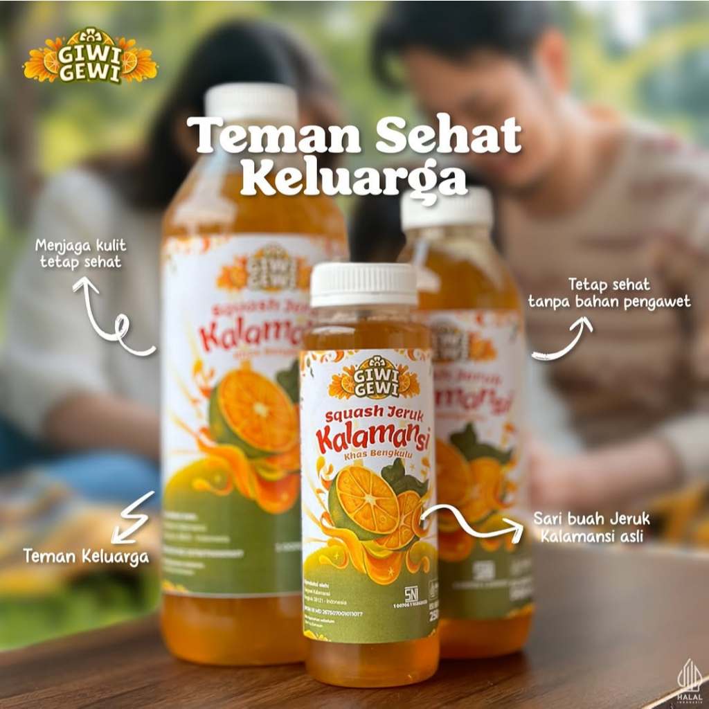 

SIRUP JERUK KALAMANSI - 250ml - GIWIGEWI - ASLI BENGKULU