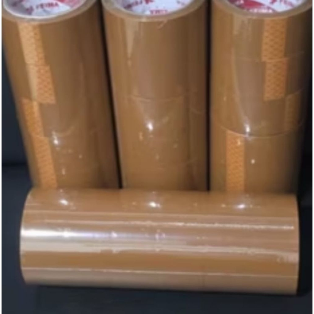 

Jaya Lakban bening dan Coklat FEIMA 1Slot isi 6pcs 45mmx90yard /Selasiban Feima /Selotip