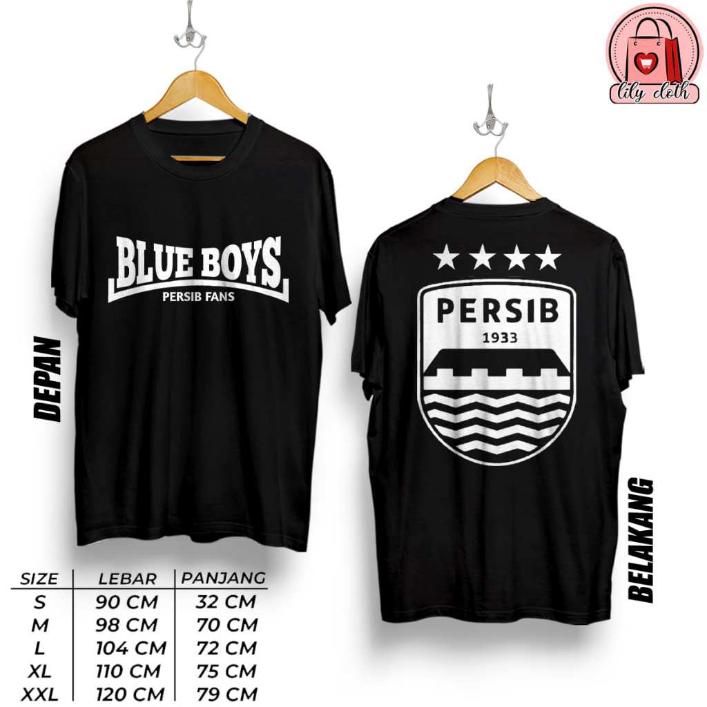 Kaos Blue Boys Persib Fans keren Baju Persib Bandung terbaru Kaos Casual Hooligan bisa COD