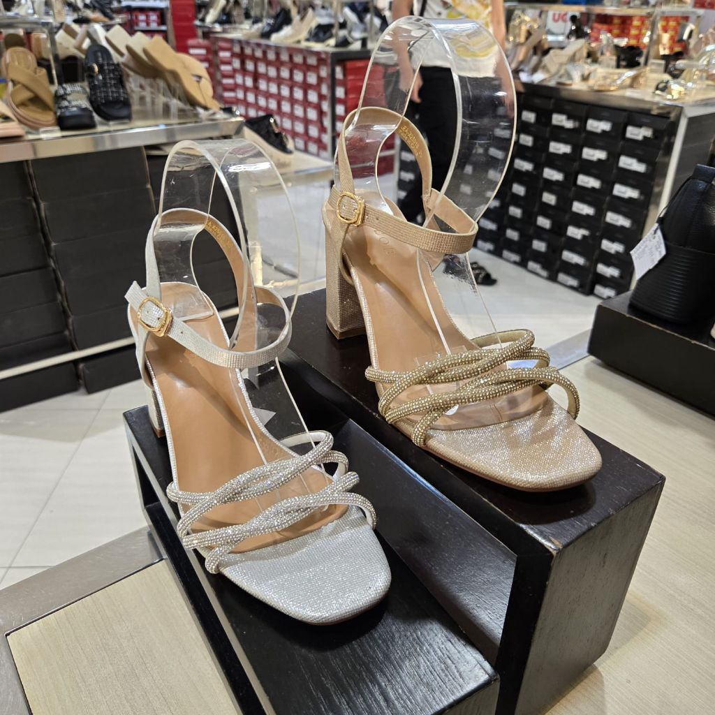 BE BOB ‼️ sepatu sandal wanita pesta hak 8cm blink blink comfort