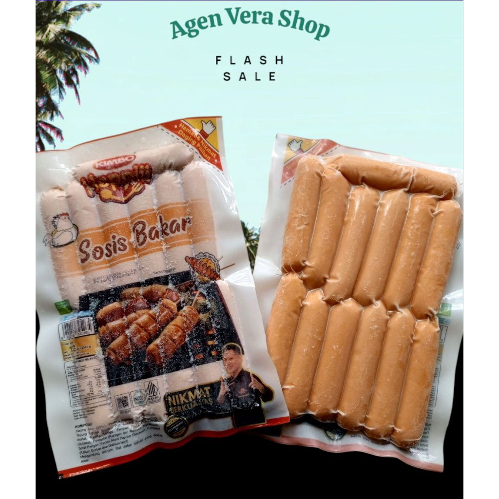 

Kimbo Sosis Bakar isi 13 pcs kemasan 585 gram