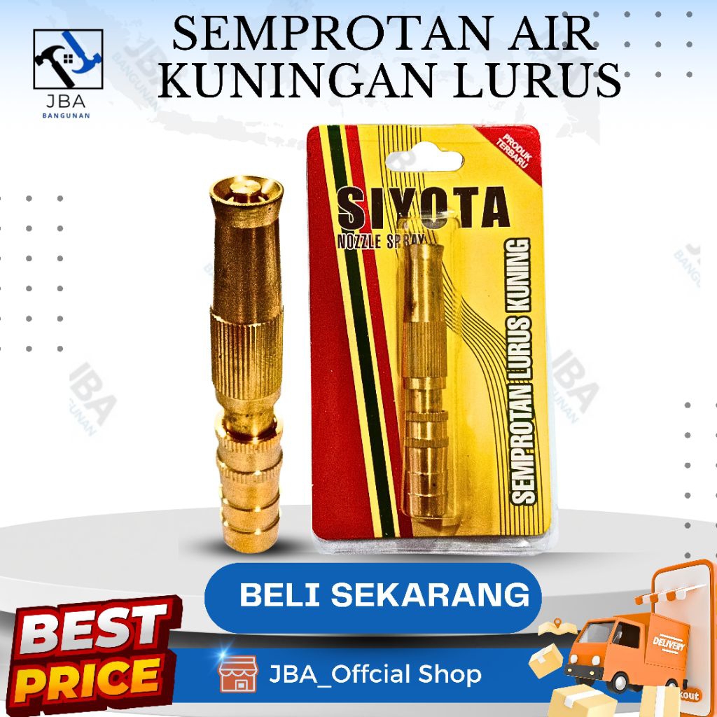 Semprotan Air Kuningan Lurus SIYOTA / Semprotan Air Taman lurus