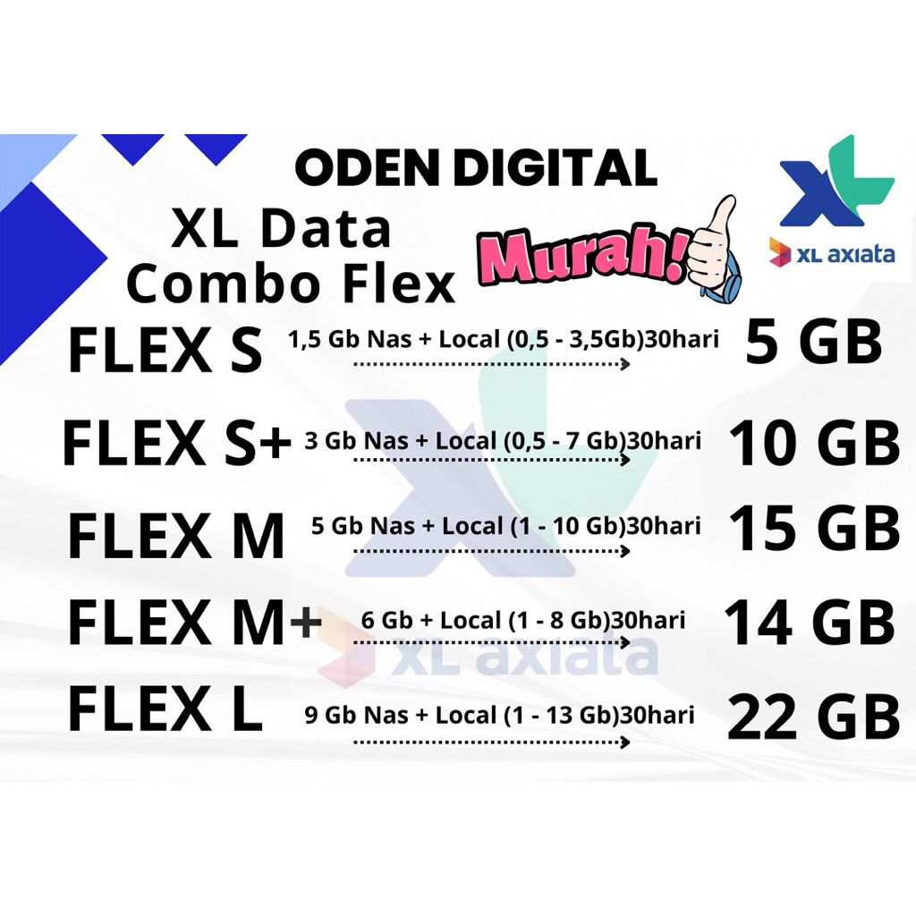 Paket Data XL XTRA COMBO FLEX (S)