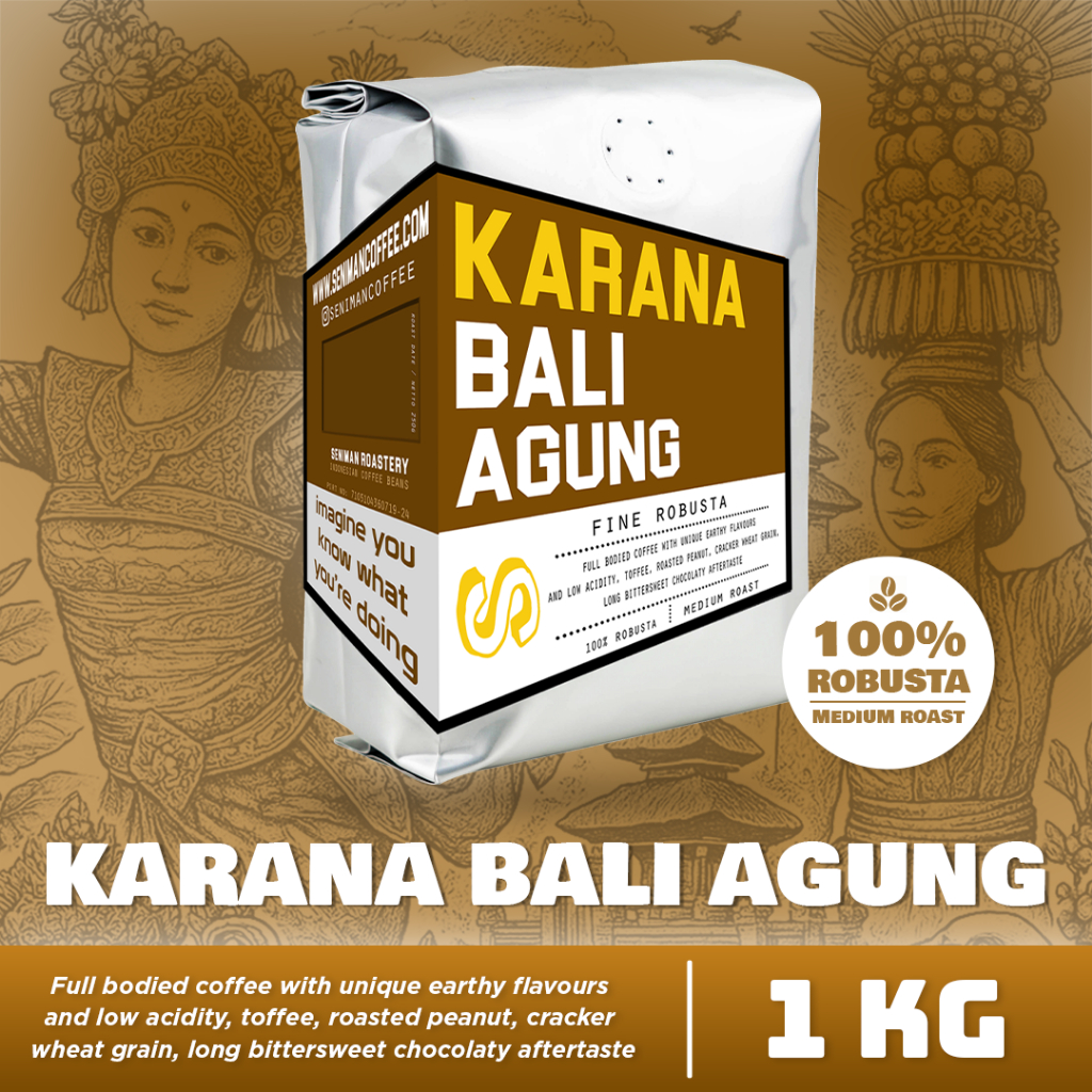 

1 Kg Seniman Coffee/ Indonesian Coffee Beans Bali Karana Agung