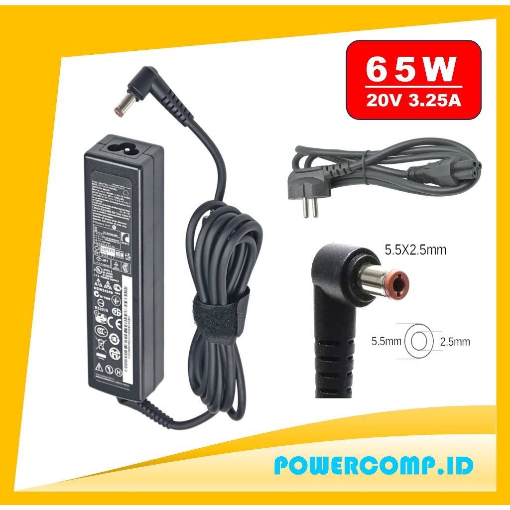 Adapter Charger Laptop IdeaPad G560 G580 Y410P Y500 B560 B570 B575 G570 G585 G780 N580 N585 N586 Y40