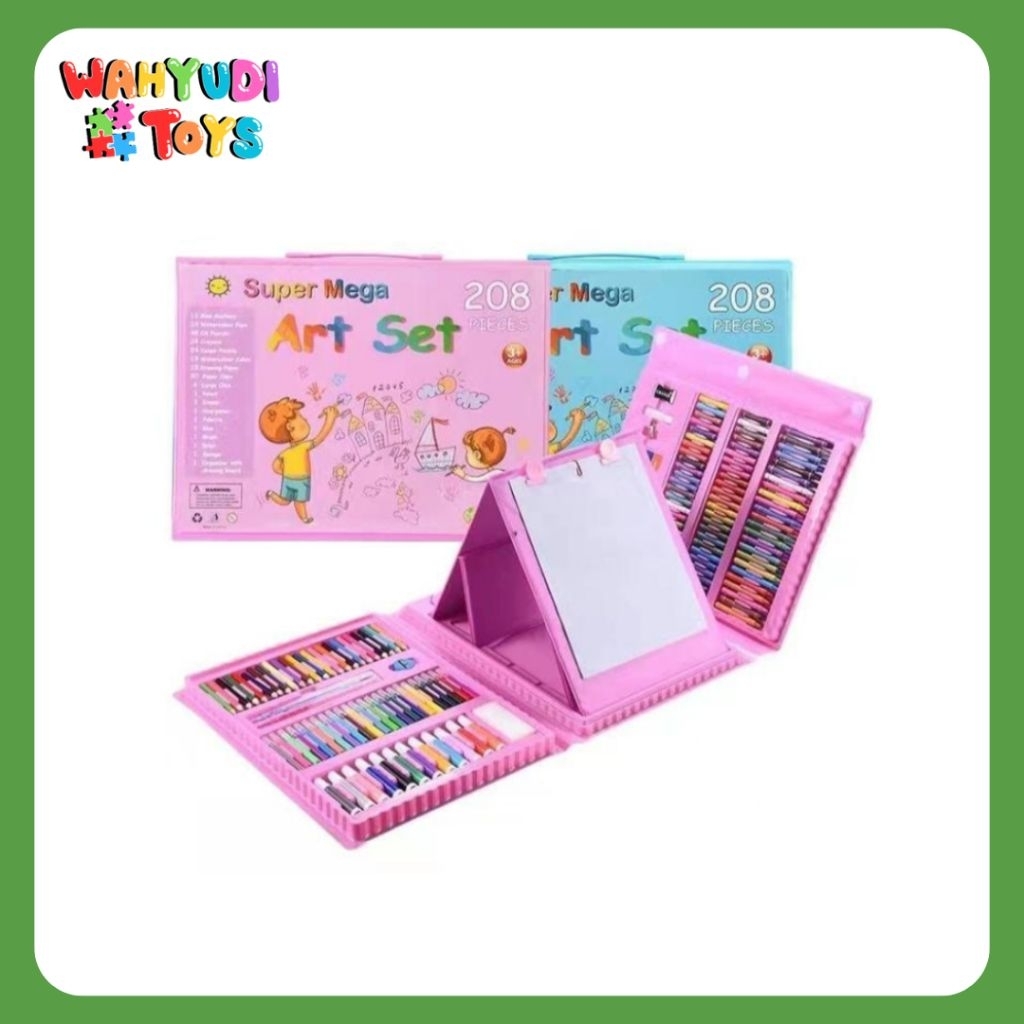 

MURAH SUPER MEGA ART SET 208 PCS - CRAYON SET