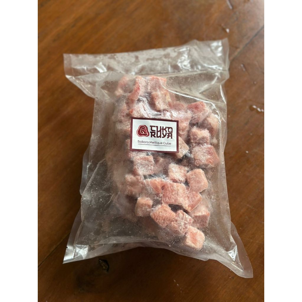 

Saikoro Meltique Cube (Daging Cube Steak / Beef Cube Kotak) 1kg Premium