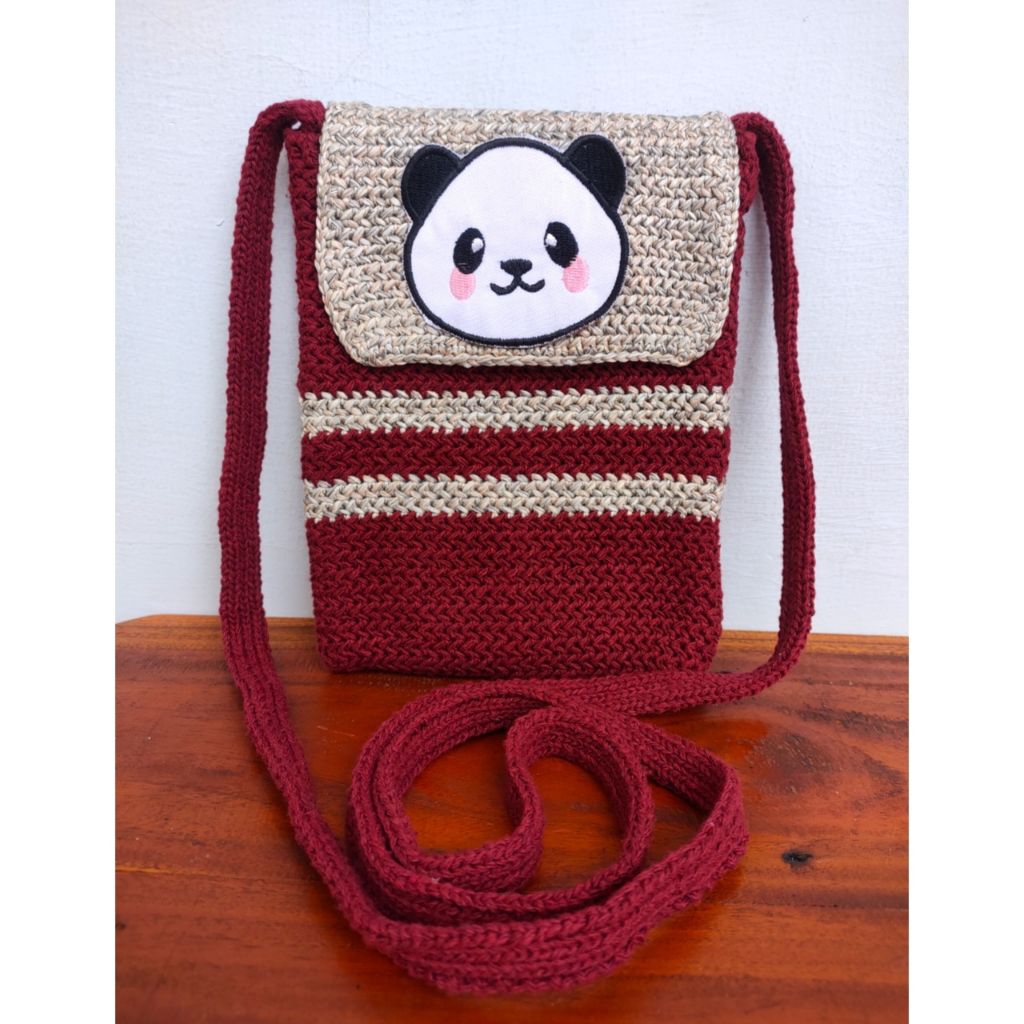 tas rajut/tas lucu/tas cantik/tas anak/tas hp/tas korea