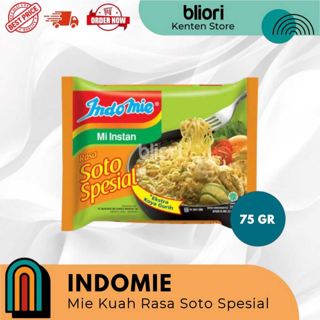

Indomie Soto Spesial Indomie kuah rasa soto special