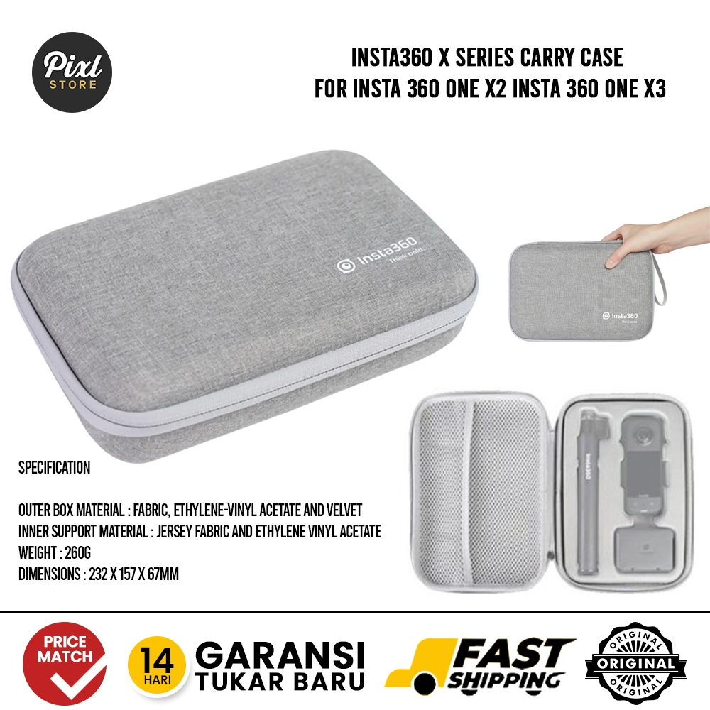 Insta360 X Series Carry Case for Insta 360 One X2 Insta 360 One X3