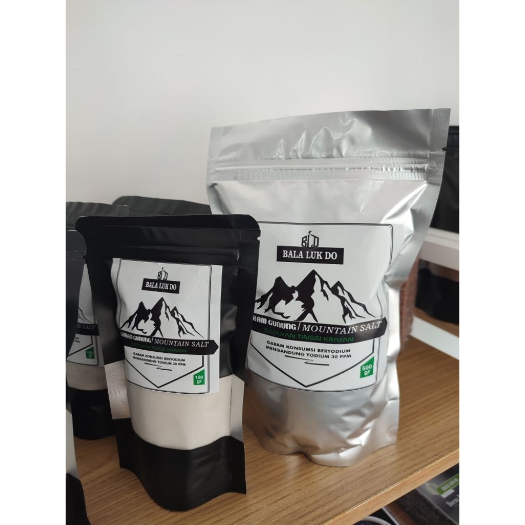 

Garam Gunung Krayan Merk "Balalukdo" 500gr