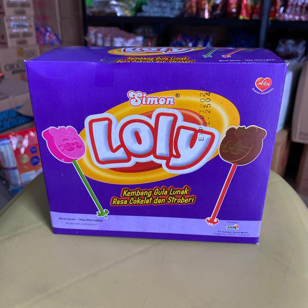 

LOLY SIMON COKELAT 20PCS 1 BOX