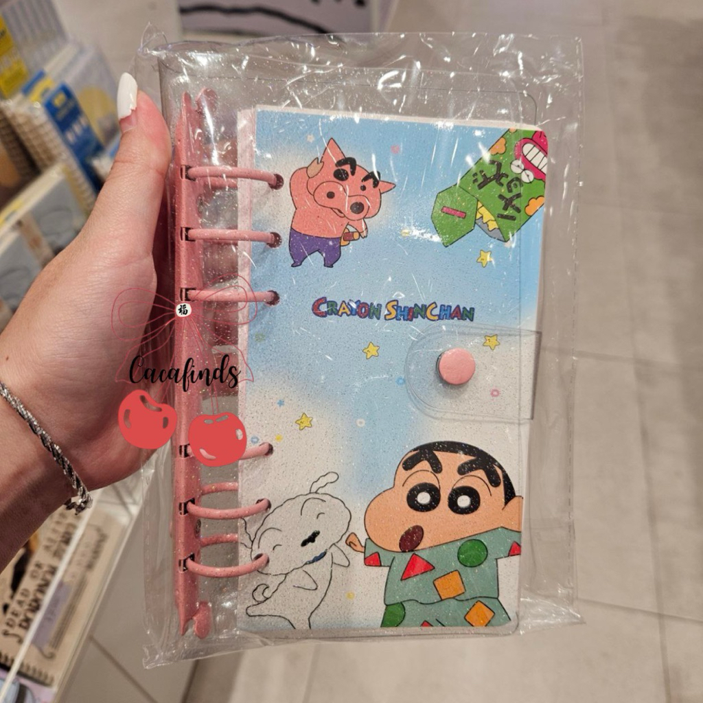 

MINISO x Shinchan‼️Binder / Loose Leaf Book With Cover Crayon Shinchan Collection (80 Sheets)