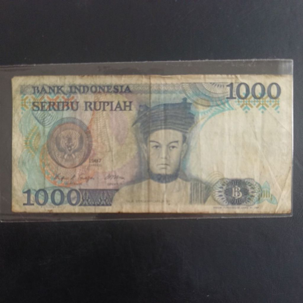 Uang Kuno 1000 Sisingamangaraja 1987