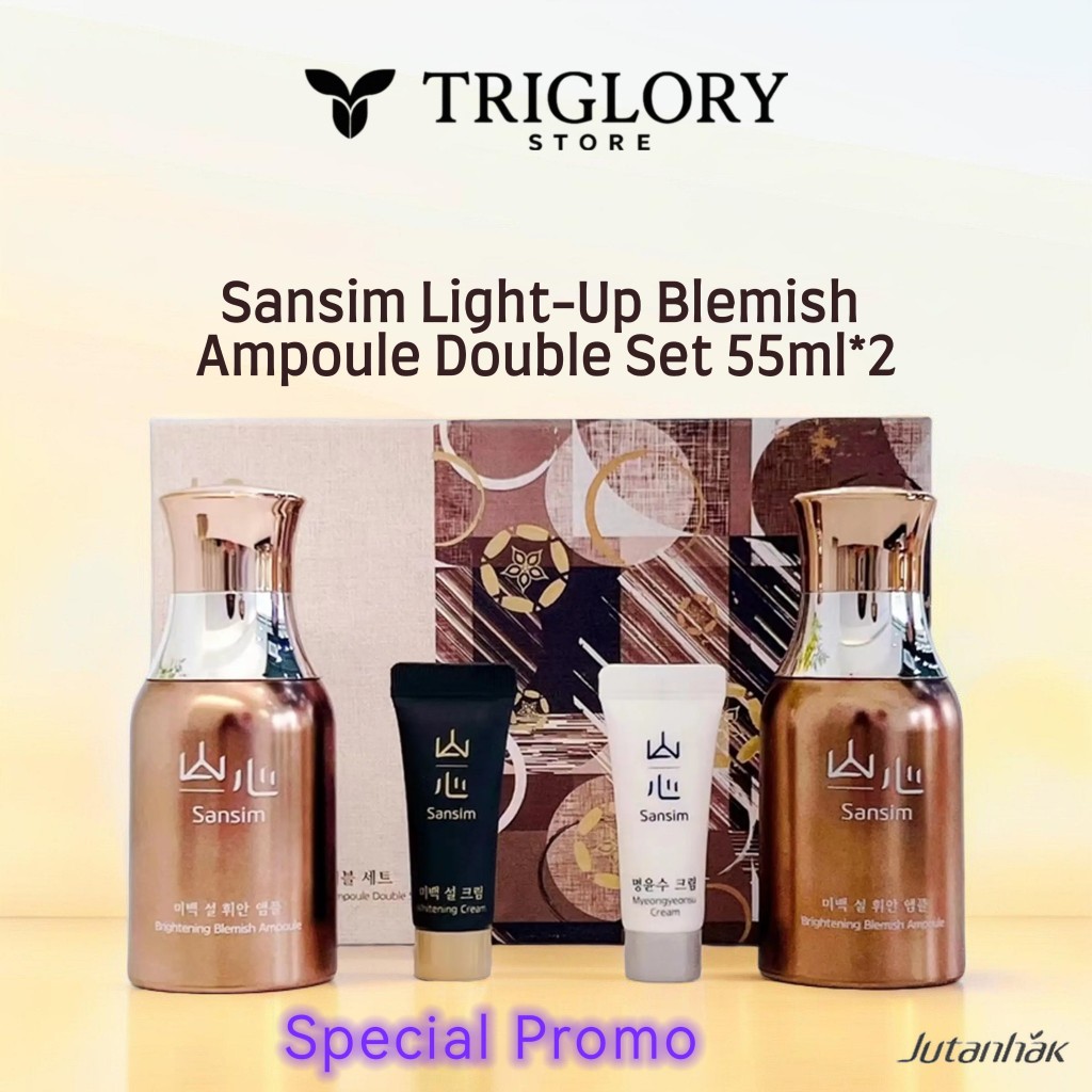 Sansim Light Up Blemish Ampoule Double Set 55ml*2 Jutanhak Korea