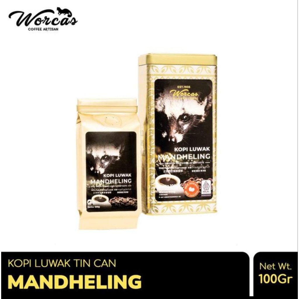 

Worcas Mandheling Tin Can 100gr