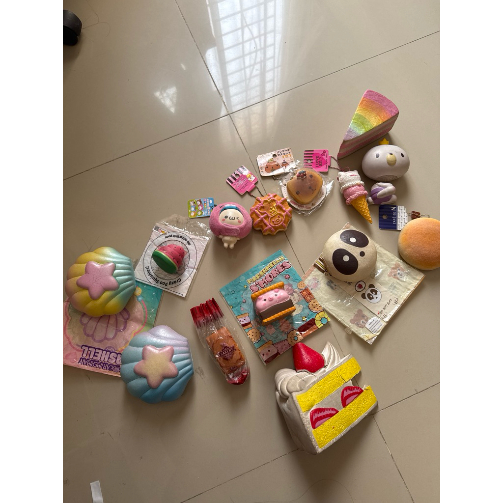 BUNDLE ALL SQUISHY PUNIMARU SAMMY THE PATISSIER MARSHMELLI CREAMII CANDY PUNIMARU BUN SNOWY SEASHELL