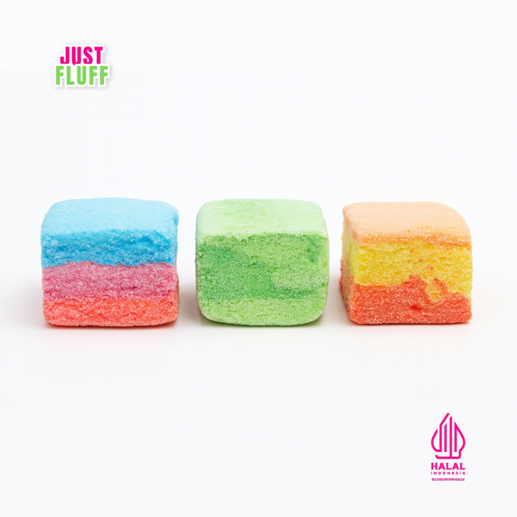 

lontong12 [1 PACK] MIX GLOW A GORDEN MARSHMALLOW JUSTFLUFF [HALAL]