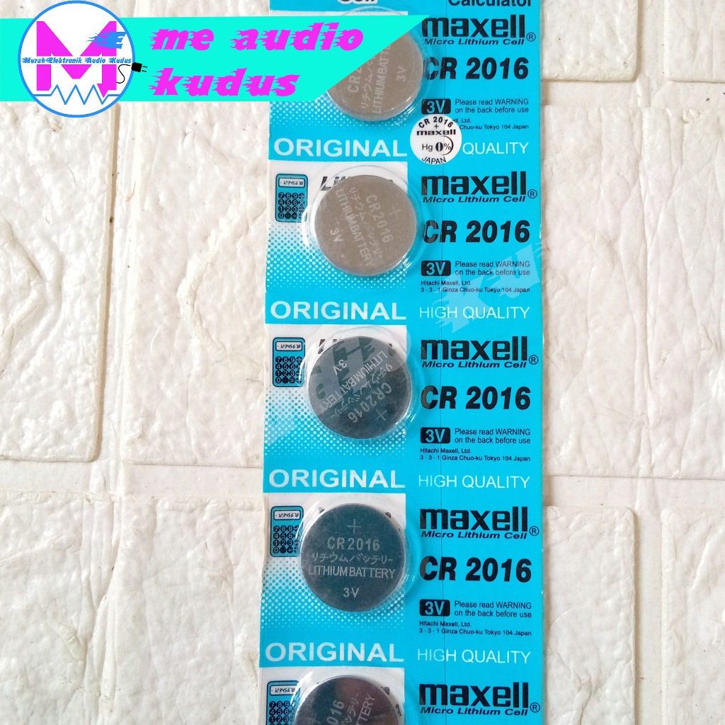 BATERAI CR 2016 MAXELL