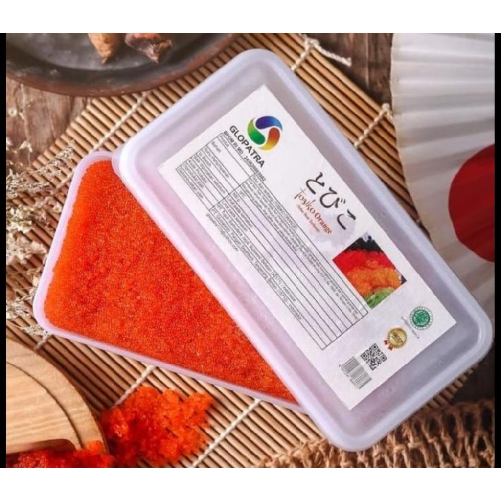 

Tobiko Orange Telur Ikan Terbang Glopatra