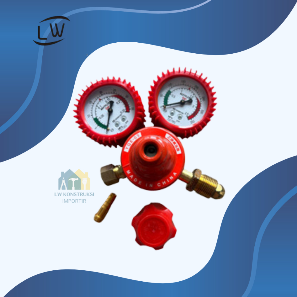 REGULATOR GAS ACETYLENE TABUNG GAS WELDING ASETILIN ACE YQE-03