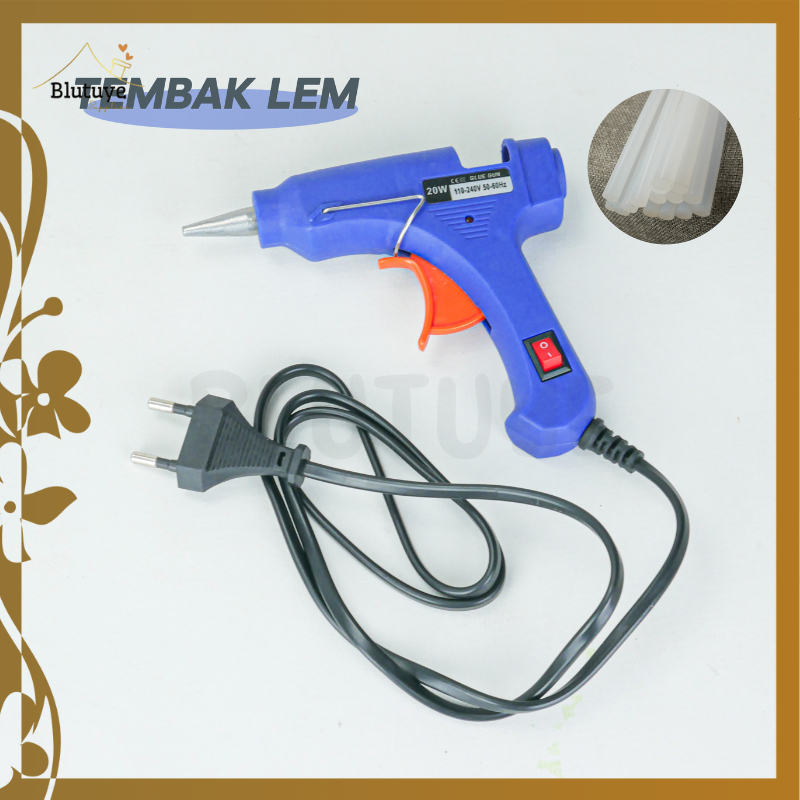 

PISTOL LEM TEMBAK 20W & 60W / ALAT LEM TEMBAK / HOT MELT GLUE GUN ON-OFF / CEPAT MEREKATKAN PERKAKAS / PEREKAT KUAT UNTUK MELEKATKAN ART AND CRAFT