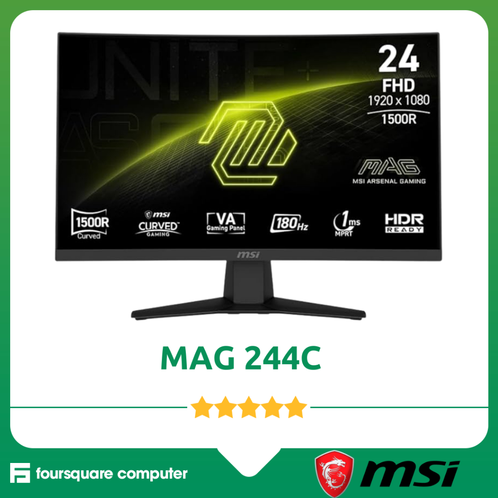 MSI MAG 244C LED Monitor 24 Inch IPS 1080Hz 1 ms