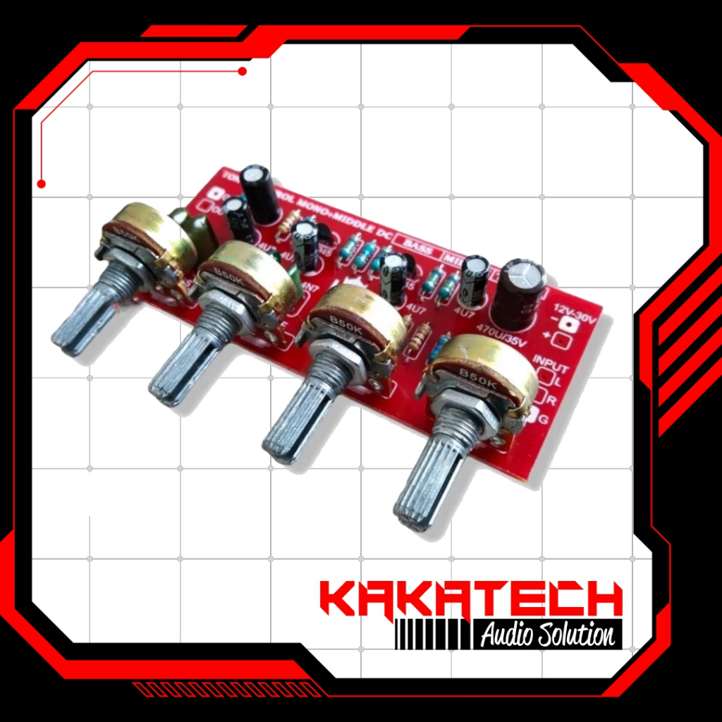 Tone Control Middle 4 Potensio