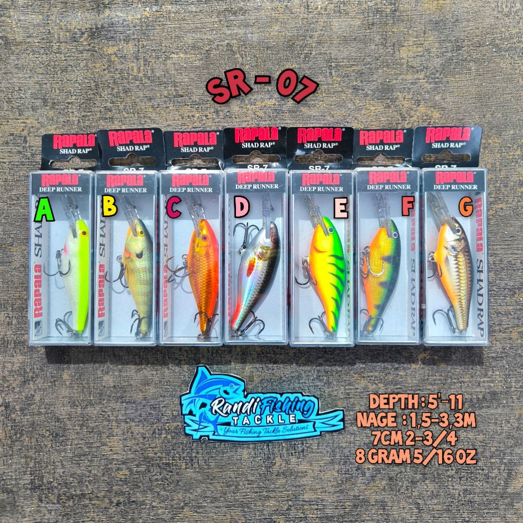 MINNOW RAPALA DEEP RUNNER SR - 7