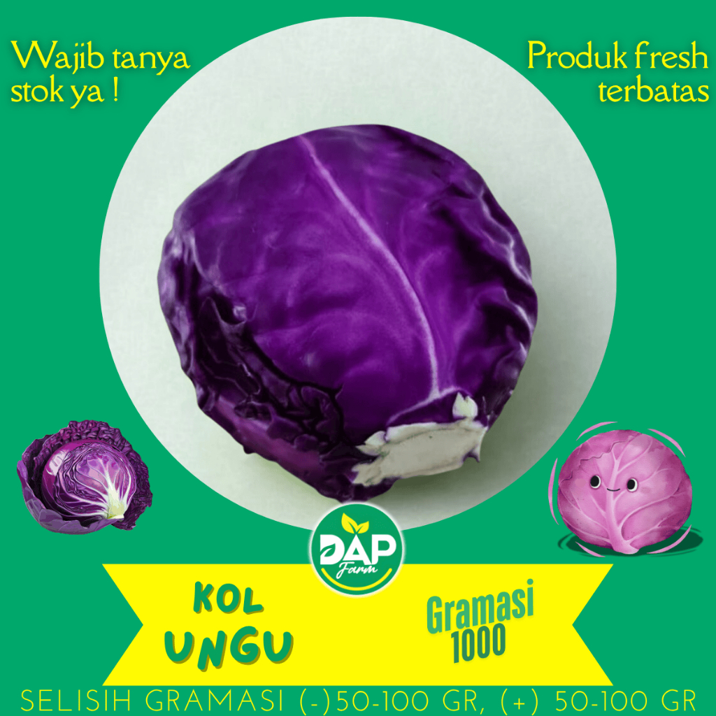 

Kol Ungu Import / Kol Merah / DAP / Sayur Jakarta