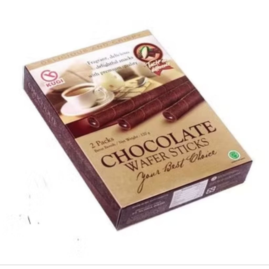 

Kugi WaferChcolate stick 120g.Biskitop