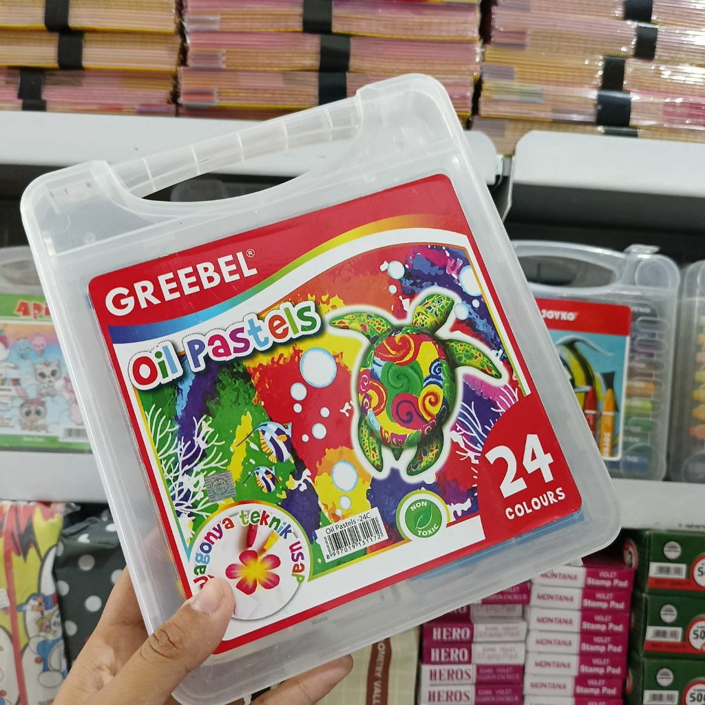 

Crayon Greebel Oil Pastels 24 Colours