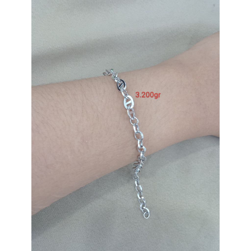 gelang emas tua variasi polosan